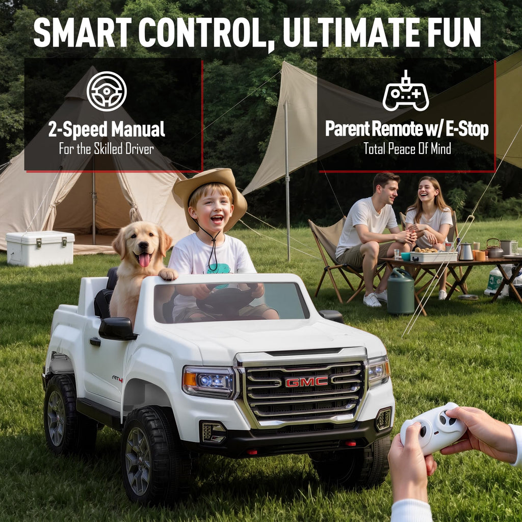 24V 2 Seater Ride On Car White Q771