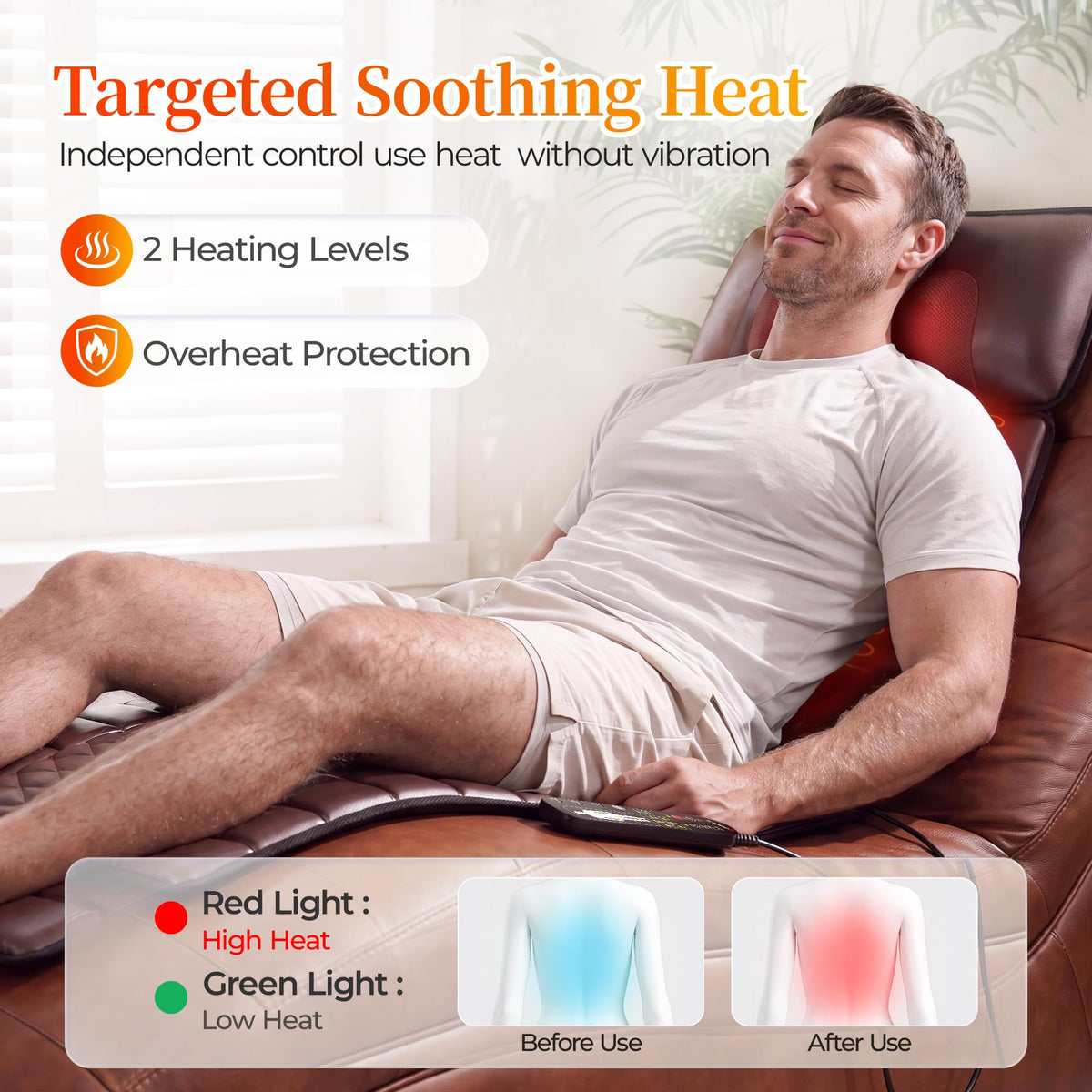 Full Body Massage Mat with Heat F124845