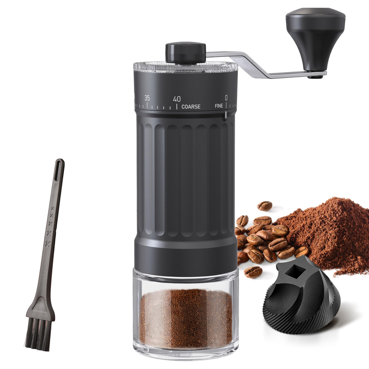 Portable Conical Burr Coffee Grinder 25g Ceramic Burrs Z298