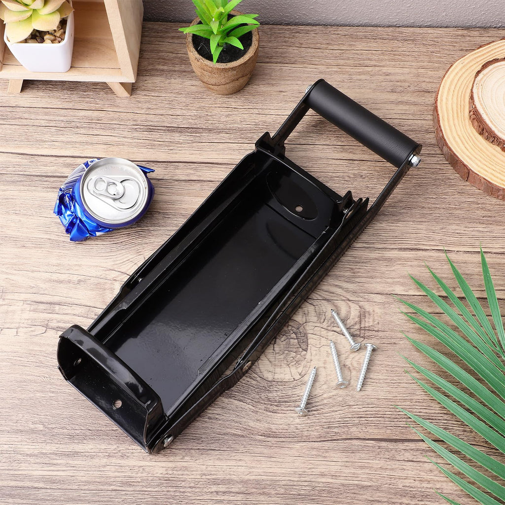 Heavy Duty Wall Mounted Can Crusher with Bottle Opener D448843