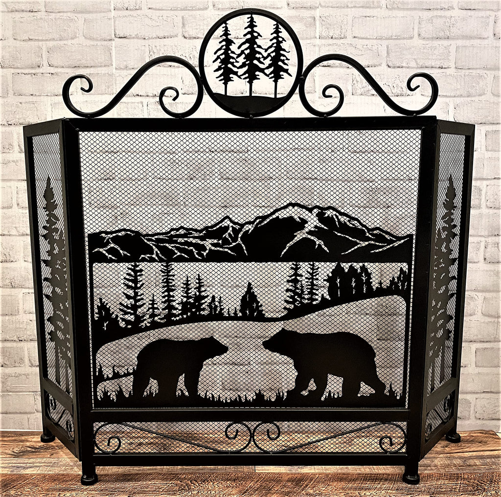 3-Panel Fireplace Screen F89924